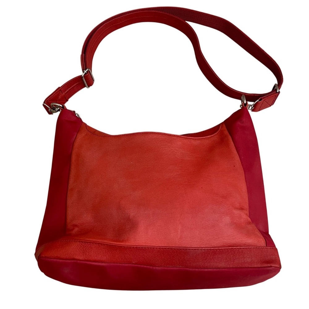Gun Tote'n Mamas Red Leather Crossbody conceal carry holster Adjustable Strap